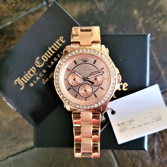Juicy Couture Women's 1901106 Pedigree Rose Gold Watch - Picture 2 of 7